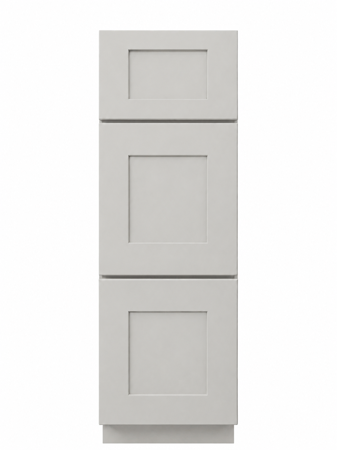 12" Ashen Shaker - 3 Drawer Base