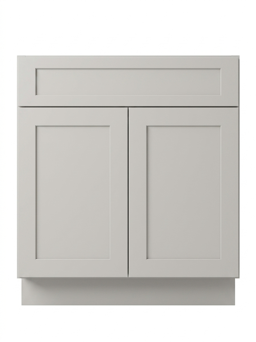 30" Ashen Shaker - 2 Drawers Left