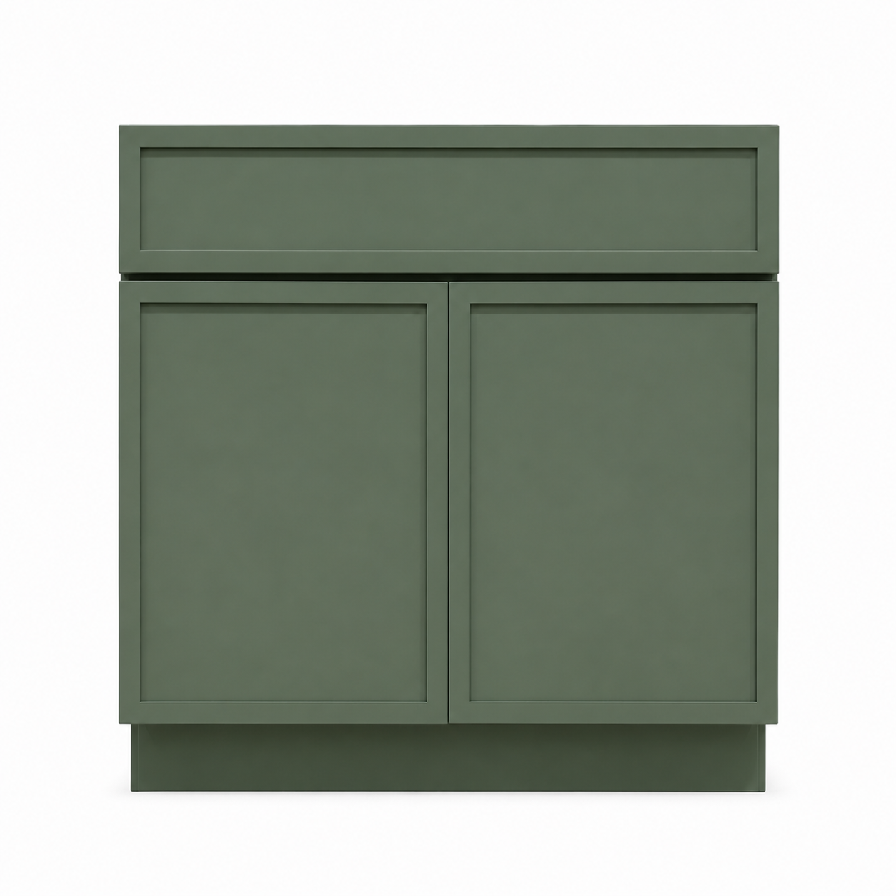36" Palm Thin Rail - 3 Drawers Left