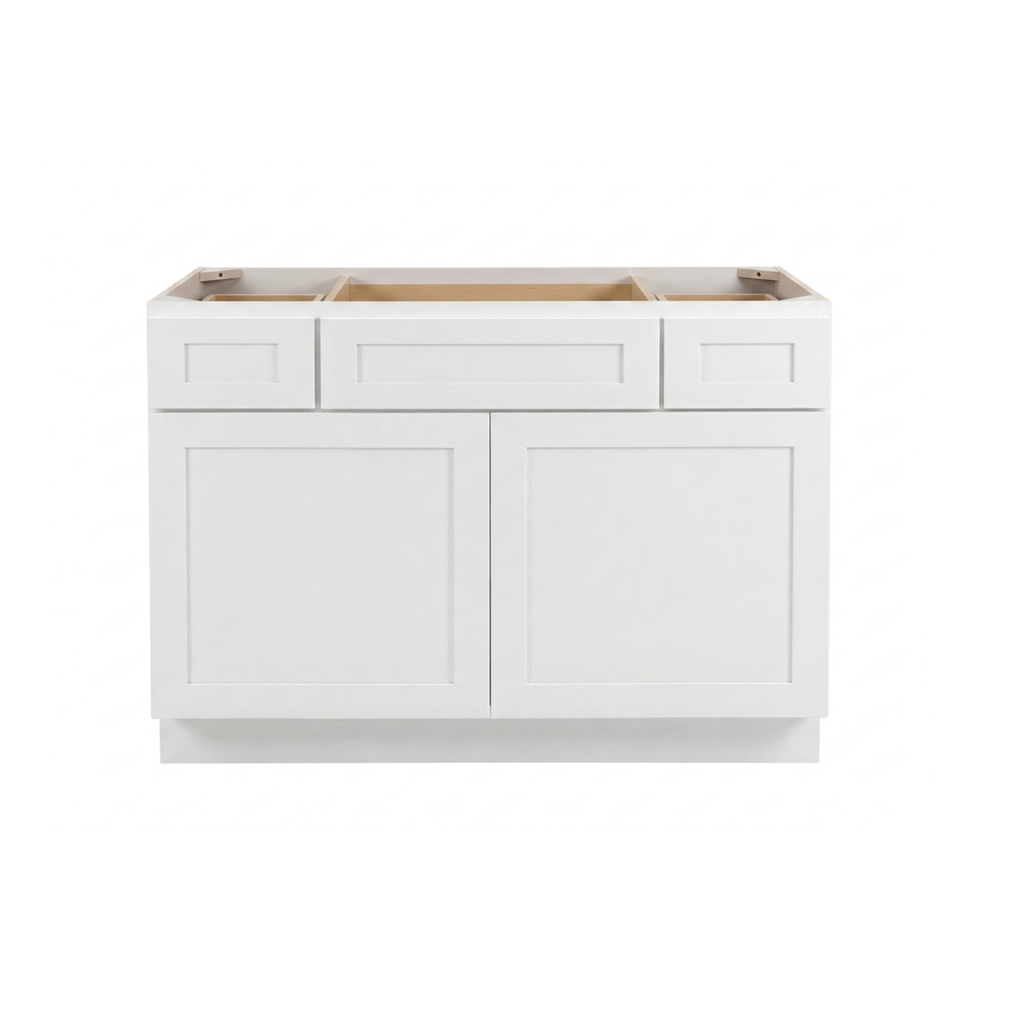 42" White Sun Shaker - 2 Drawers