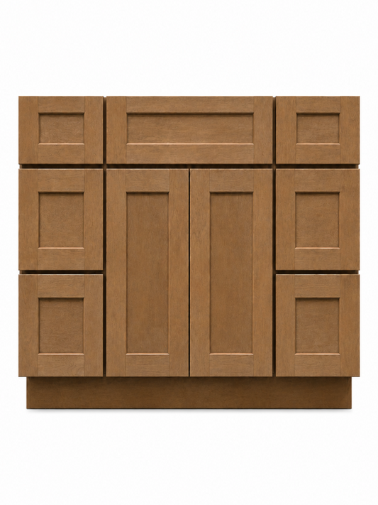 42" Toast Natural - 2 Drawers