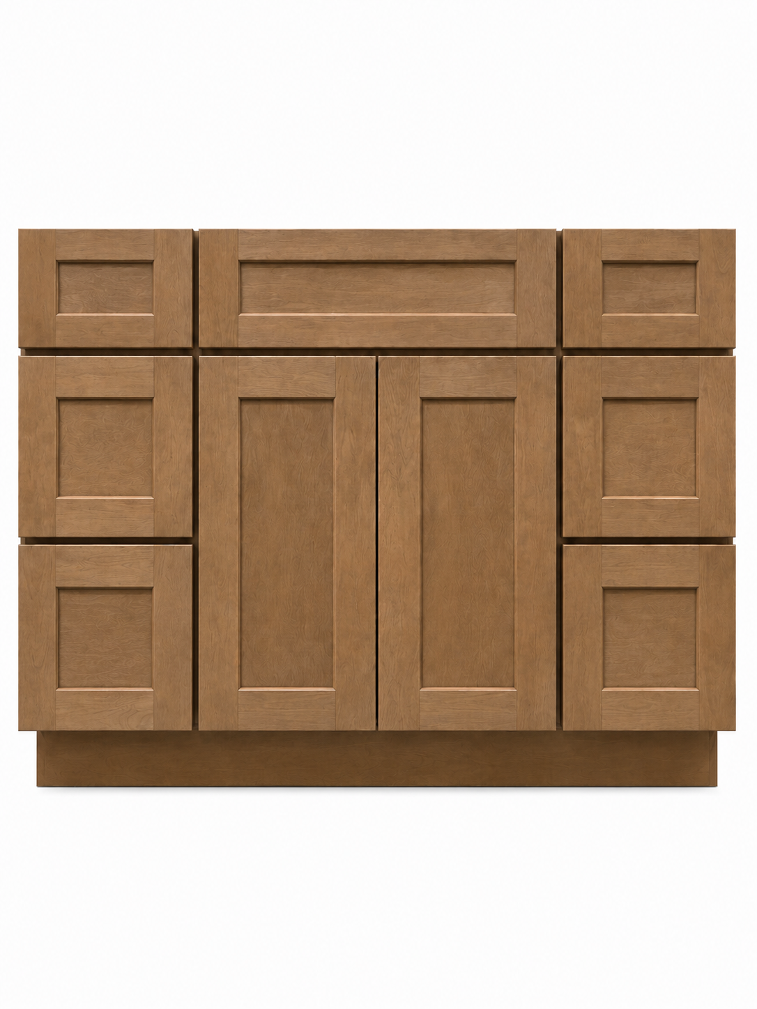 48" Toast Natural - 6 Drawers