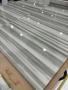 Athena - Silver 12"x24"