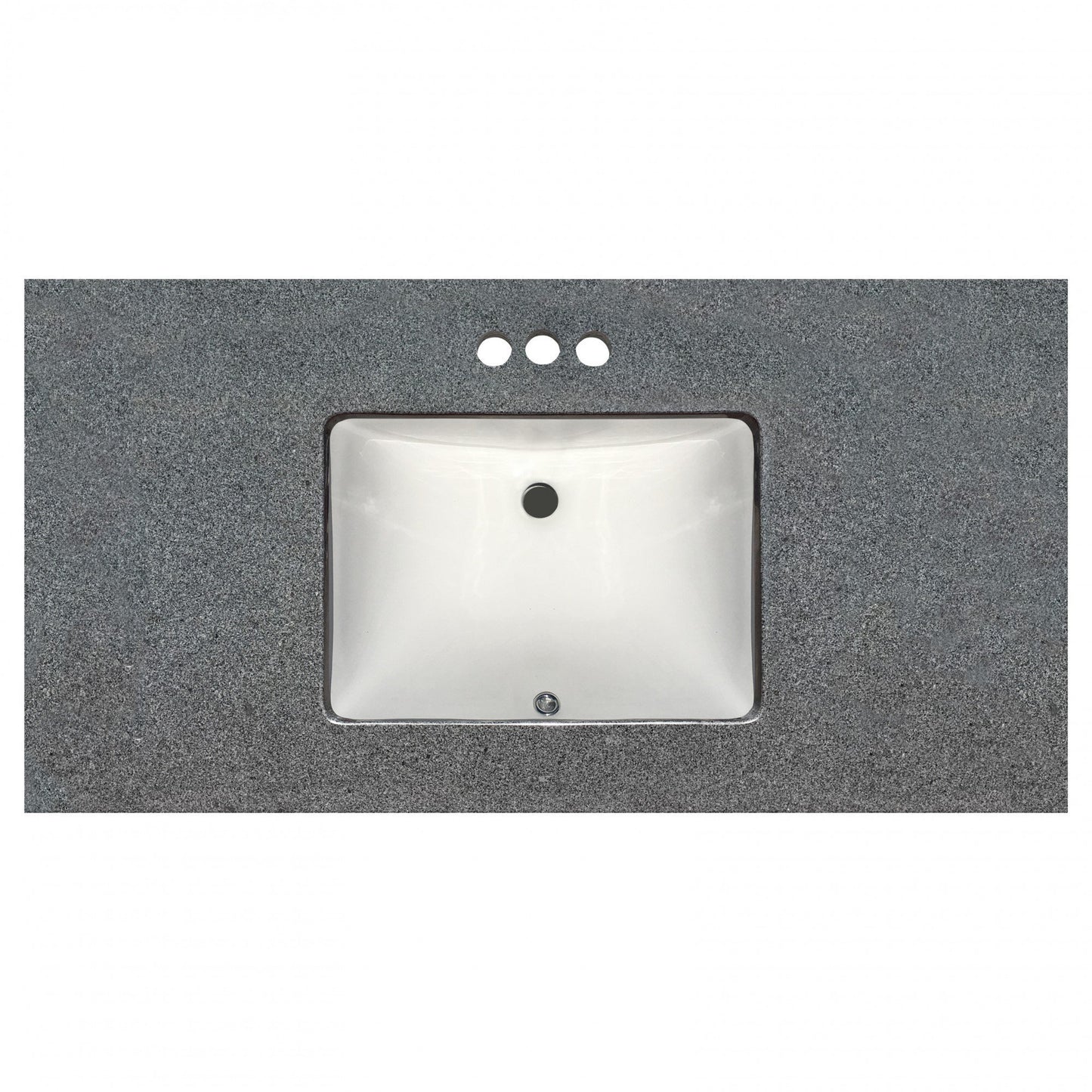 43" de Ancho x 22" de Profundo Encimera Prefabricada para Tocador Pepper Black 3cm 4662