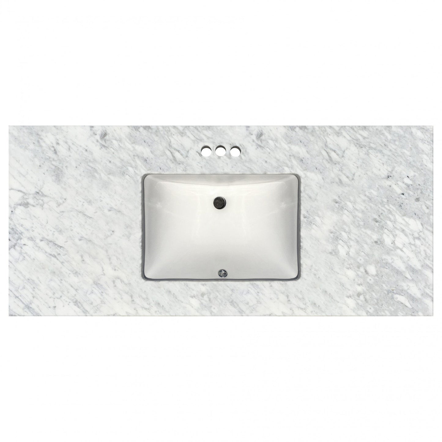 Cubierta de tocador prefabricada de 49" de ancho x 22" de profundidad Bianca Carrera 2cm 4673