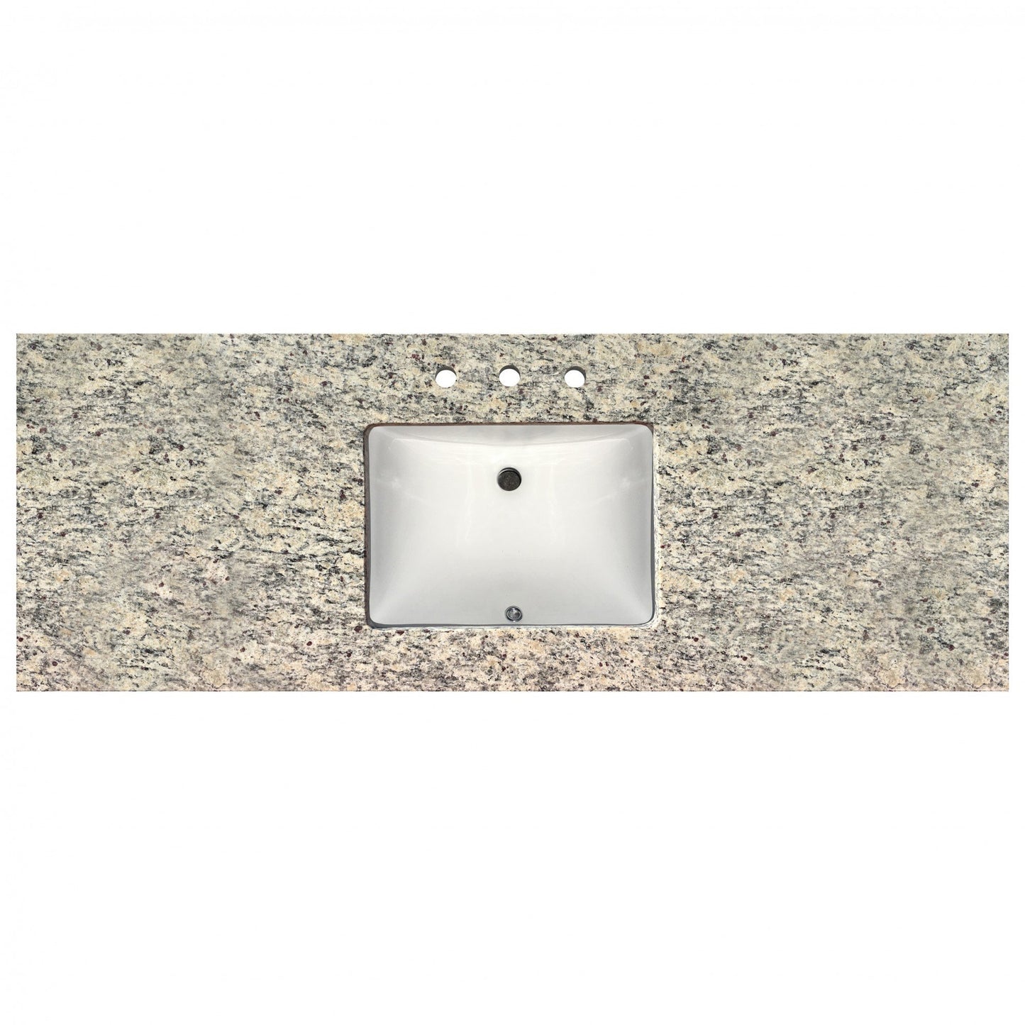 Encimera prefabricada de tocador de un solo lavabo de 61" de ancho x 22" de profundidad, Sana Gold 3cm 4684