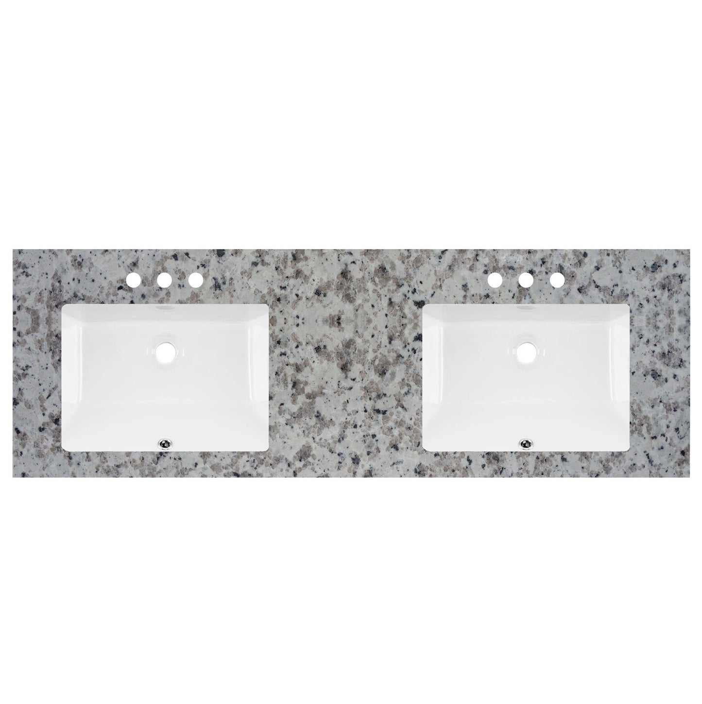 Cubierta prefabricada para tocador de 73" de ancho x 22" de profundidad Barala Blanco 2cm 5709