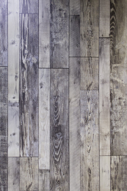 Load image into Gallery viewer, Barnwood Cloud - Pad Attached Laminate Wood Flooring