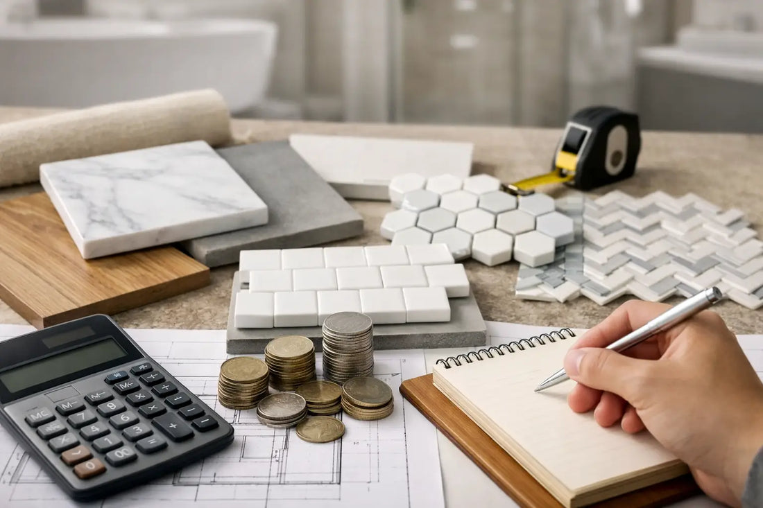 How to Budget Bathroom Tile Materials