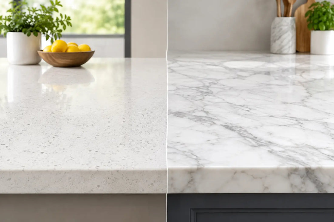 Quartz Versus Marble Countertops Compared