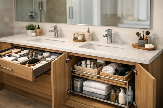 How to Plan Bathroom Vanity Storage That Works