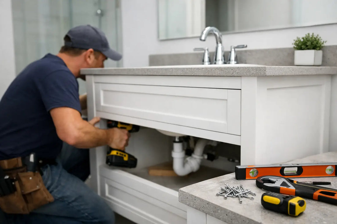 How to Install Bathroom Vanity Right
