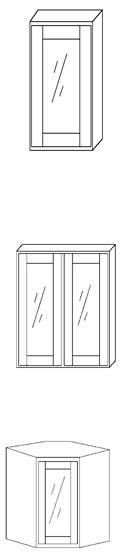 GLASS DOOR FOR WALL CABINET