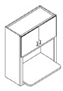 WALL MICROWAVE CABINET