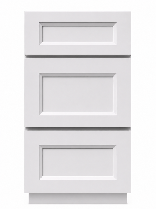 18" Aspen Ice - 3 Drawer Base