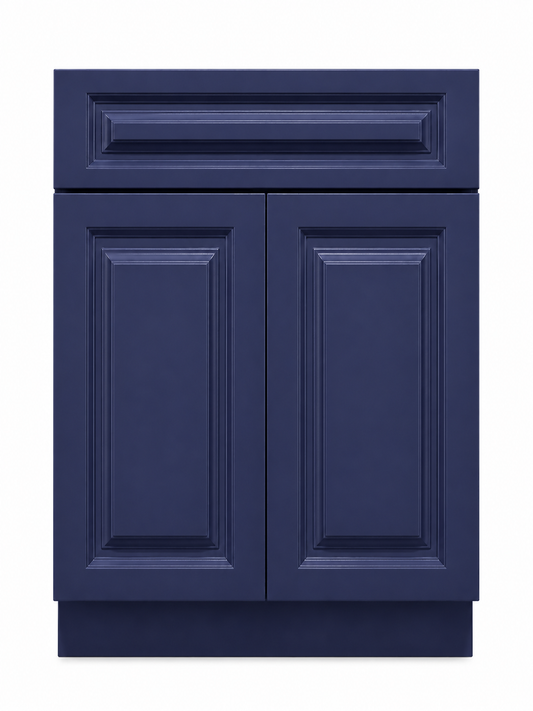 24" Navy Raised Panel