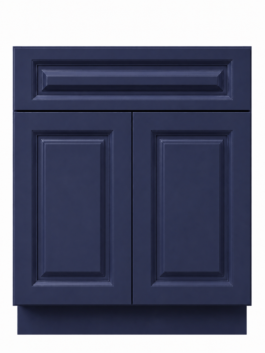 30" Navy Raised Panel
