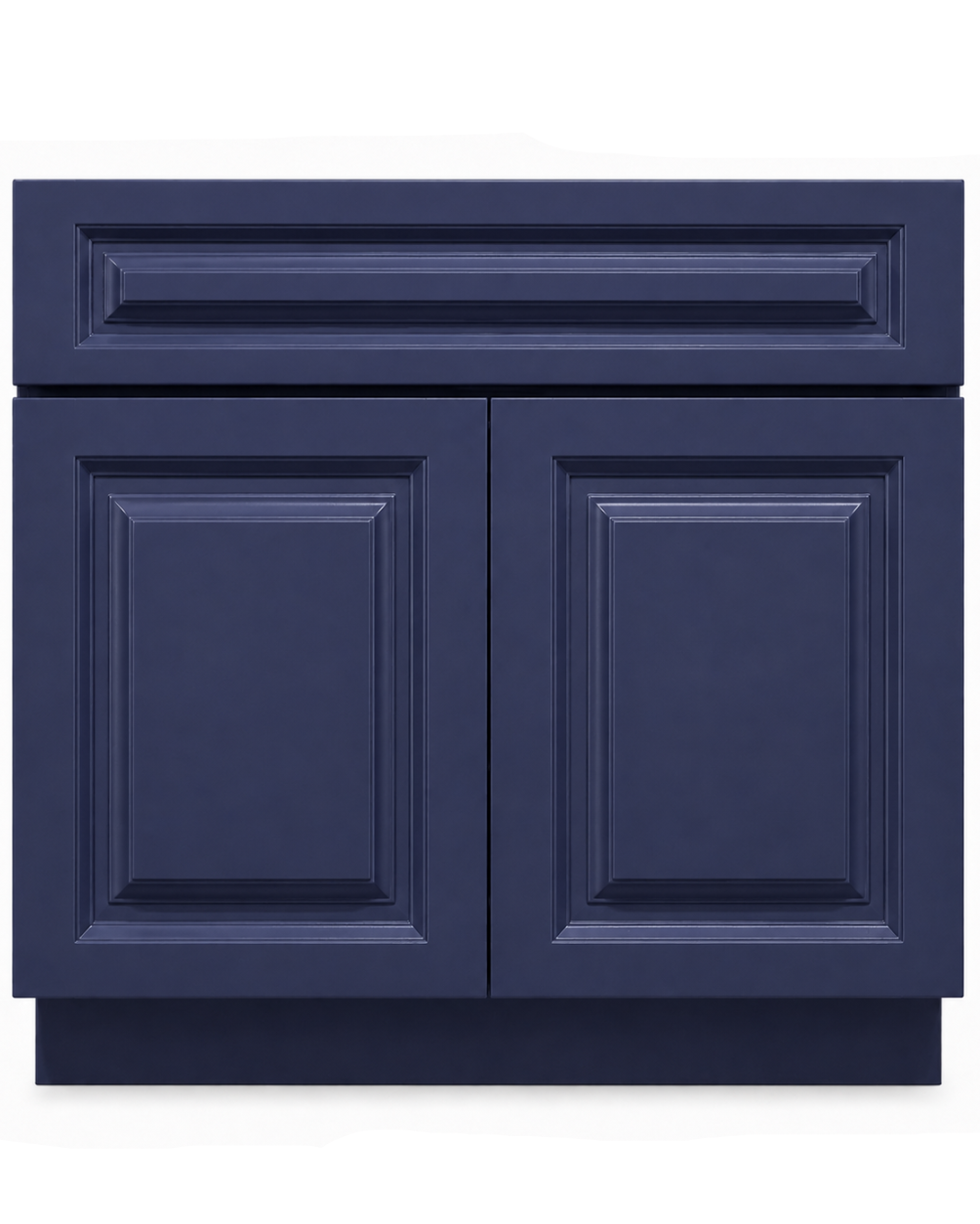 36" Navy Raised Panel