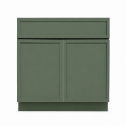 36" Palm Thin Rail - 3 Drawers Left