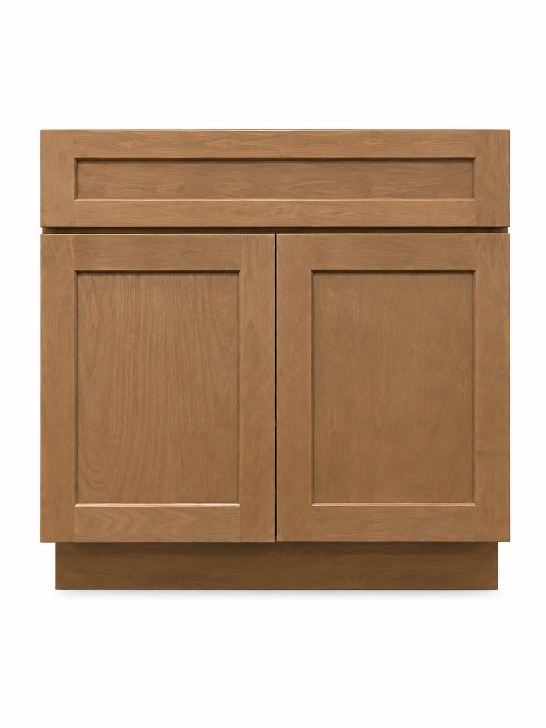 36" Toast Natural - 3 Drawers Right