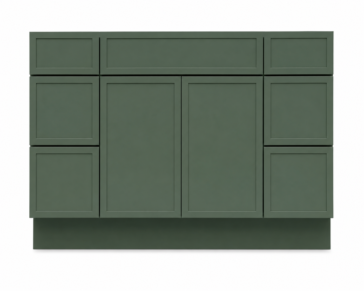 42" Palm Thin Rail - 2 Drawers
