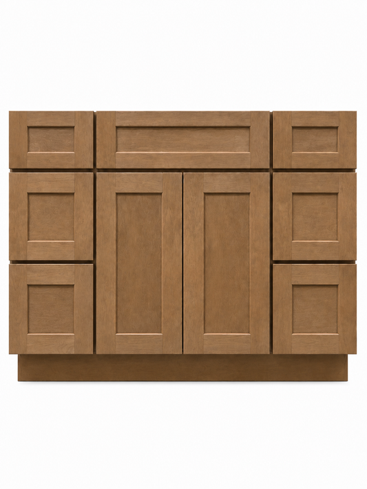 48" Toast Natural - 6 Drawers