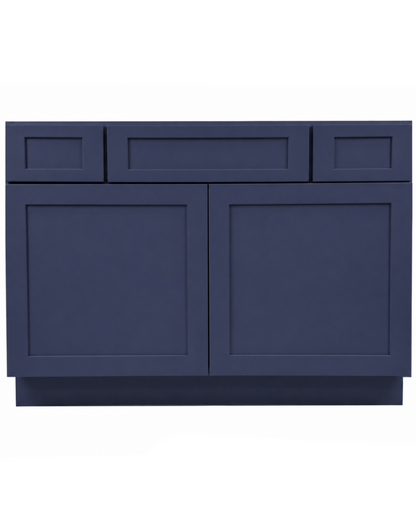 48" Navy Shaker - 2 Drawers