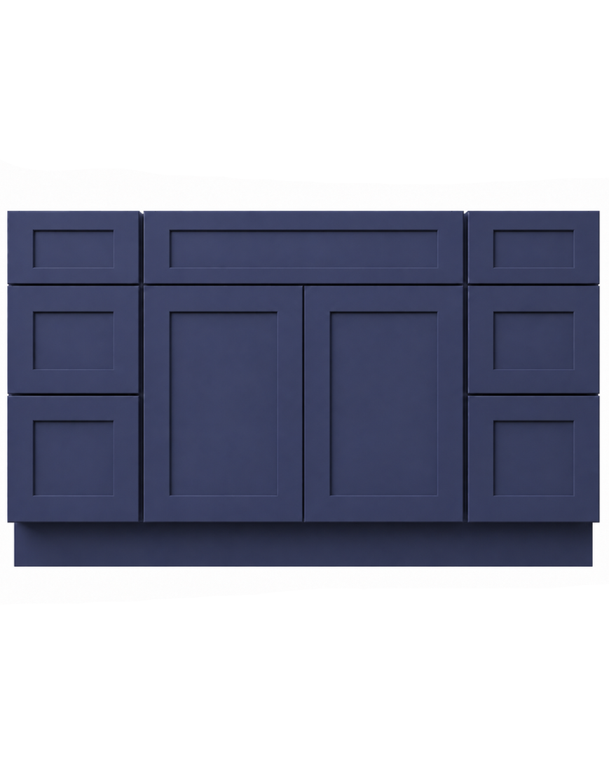 48" Navy Shaker - 2 Drawers