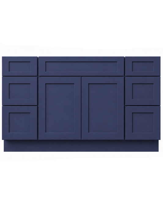 48" Navy Shaker - 2 Drawers