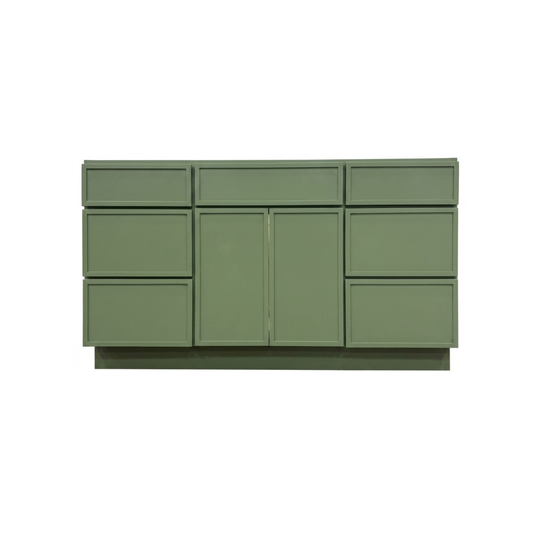 60" Single - Palm Thin Rail - 6 Drawers