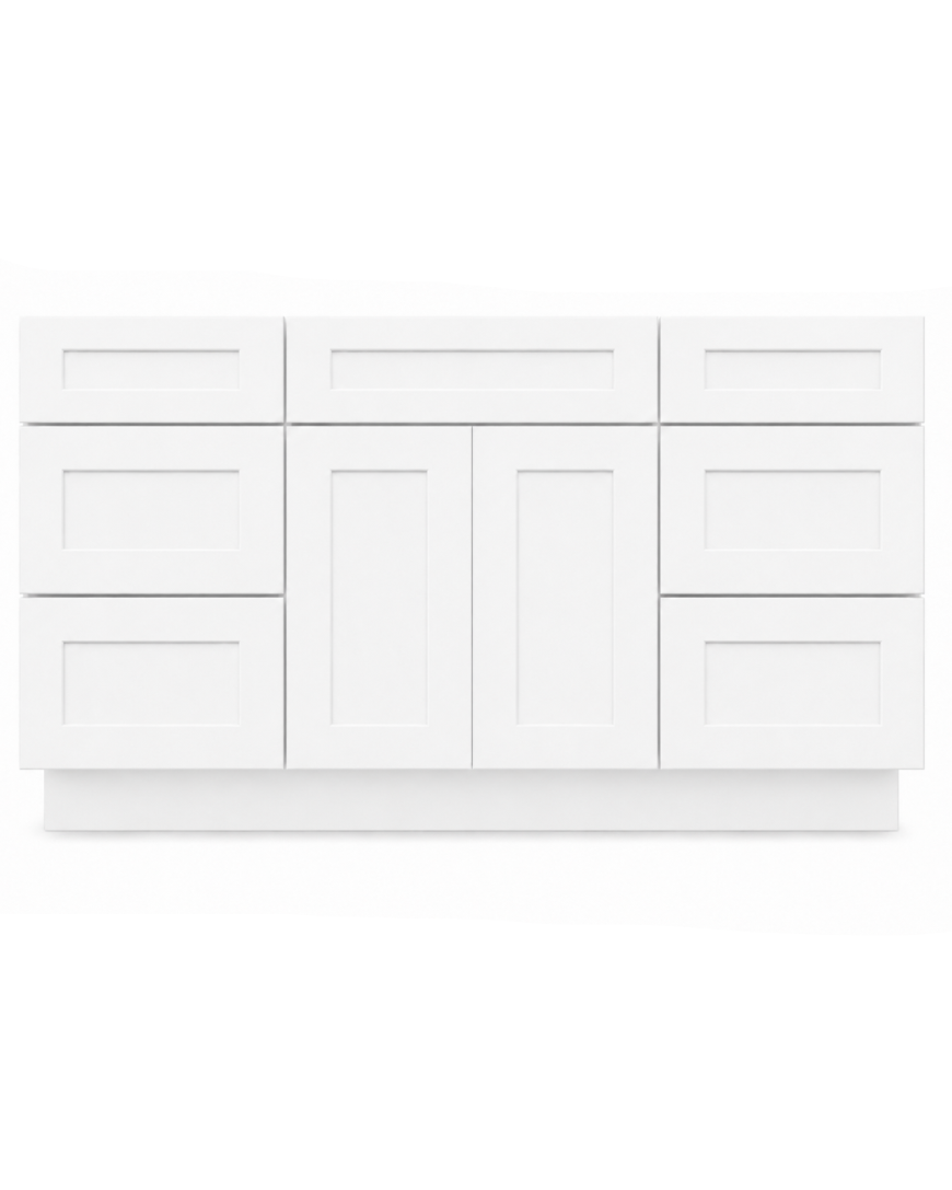 60" Double - White Sun Shaker