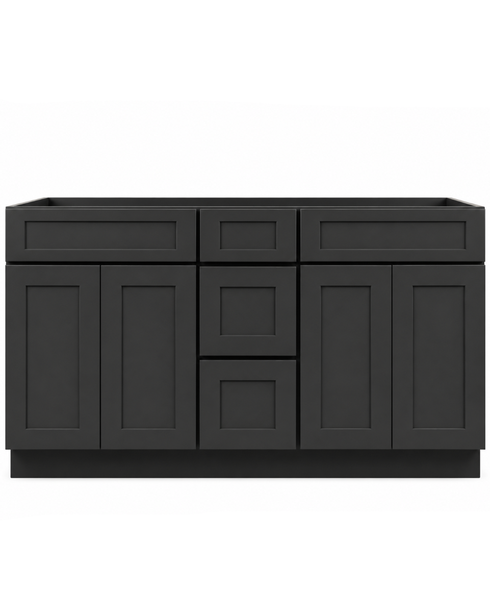 60" Single - Black Shaker