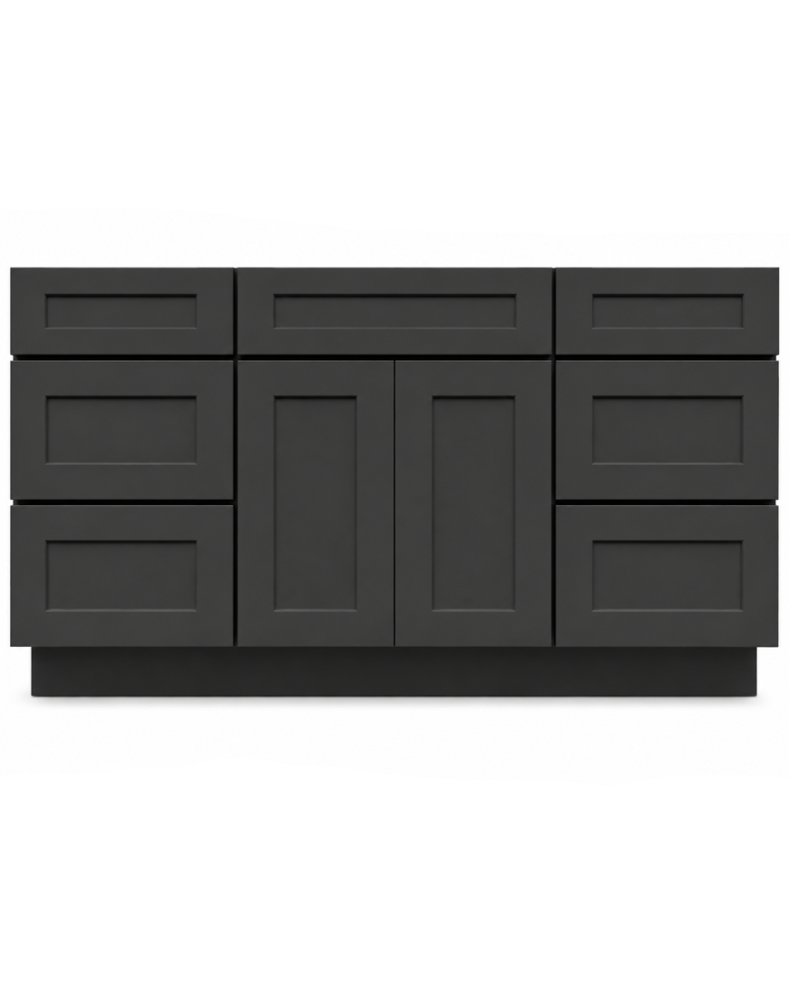 60" Single - Black Shaker