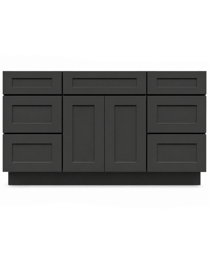 60" Single - Black Shaker