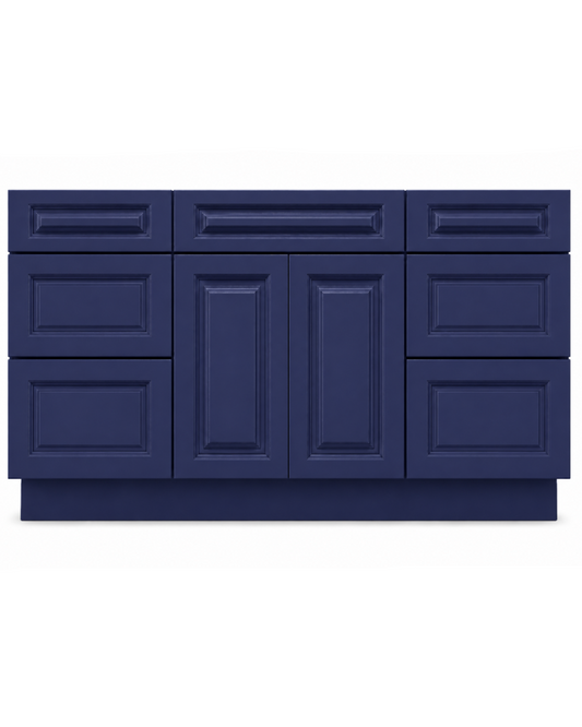 60" Single - Navy Raised Panel