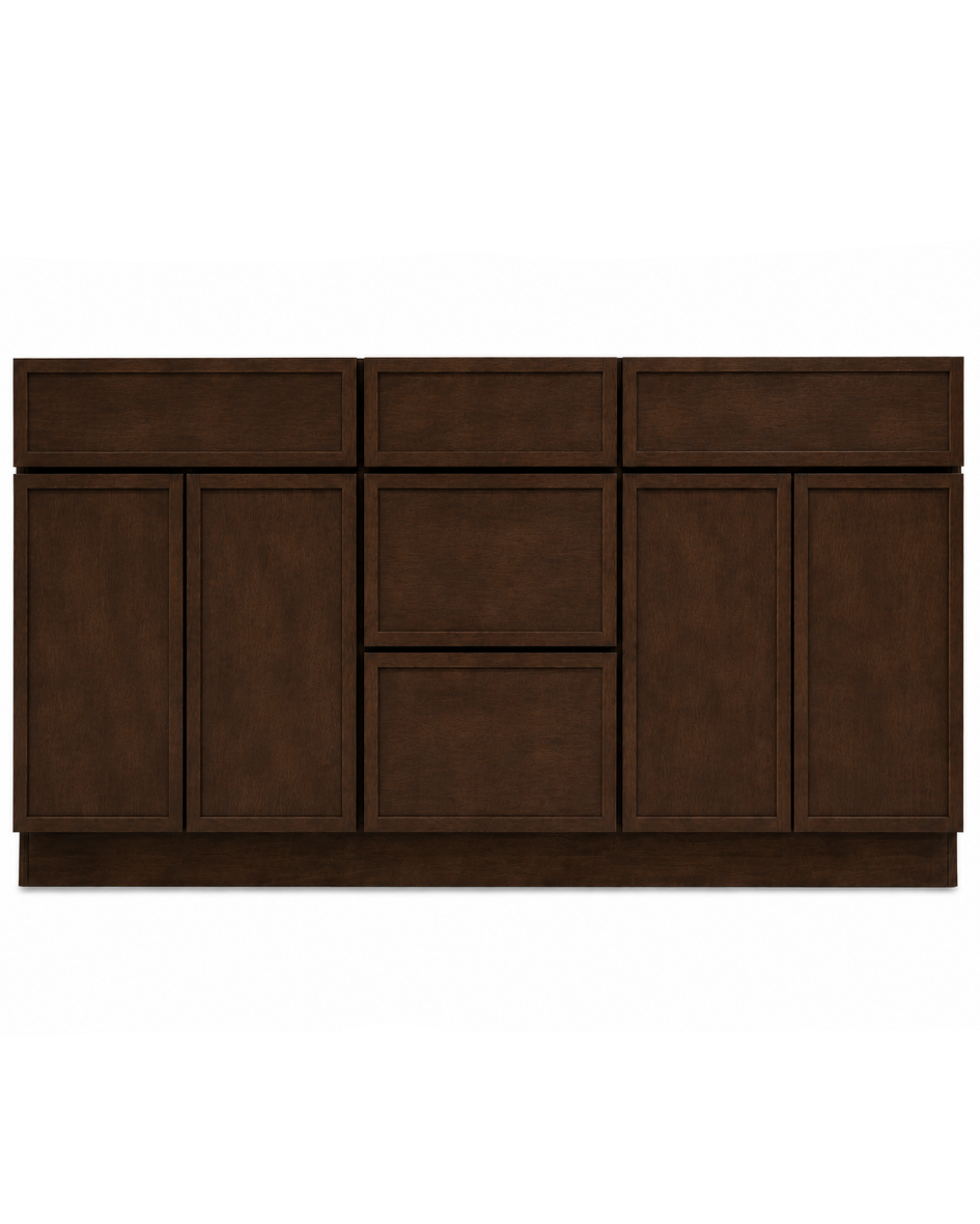 72" Espresso Thin Rail
