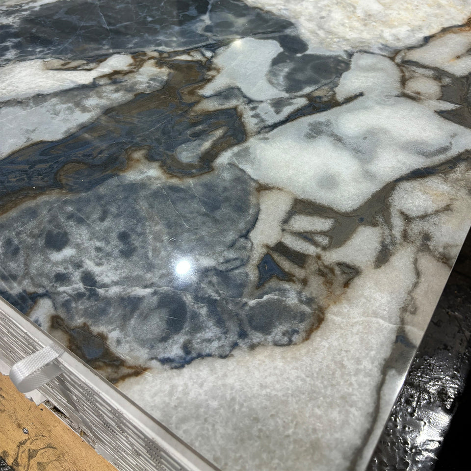Geotiles - Greta Blue 48"x48"
