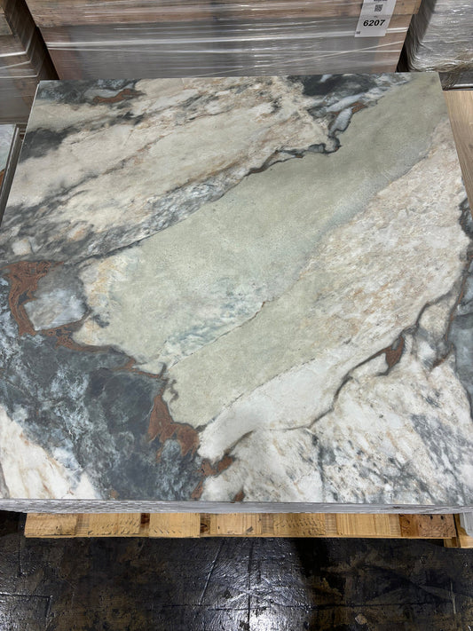 Geotiles - Margot Blue 48"x48"
