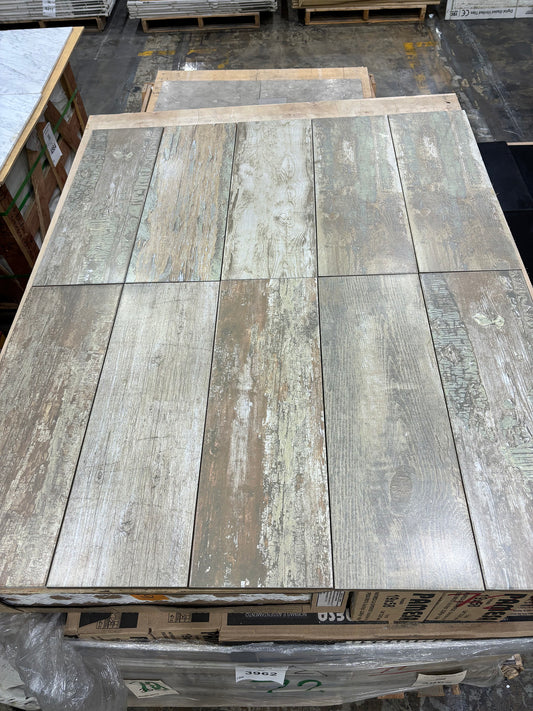 San Origin - Vintage Verde 8"x24"