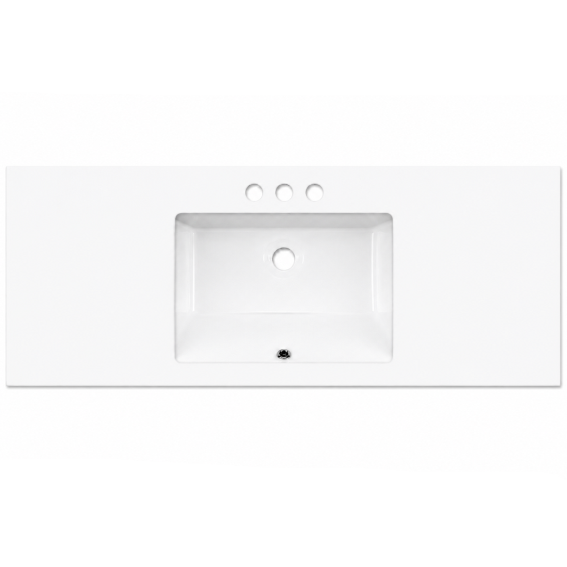 Pure White 61" Single