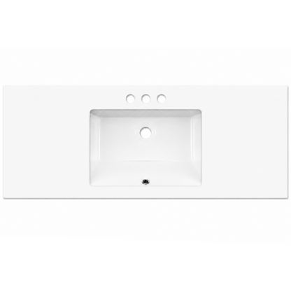 Pure White 61" Single
