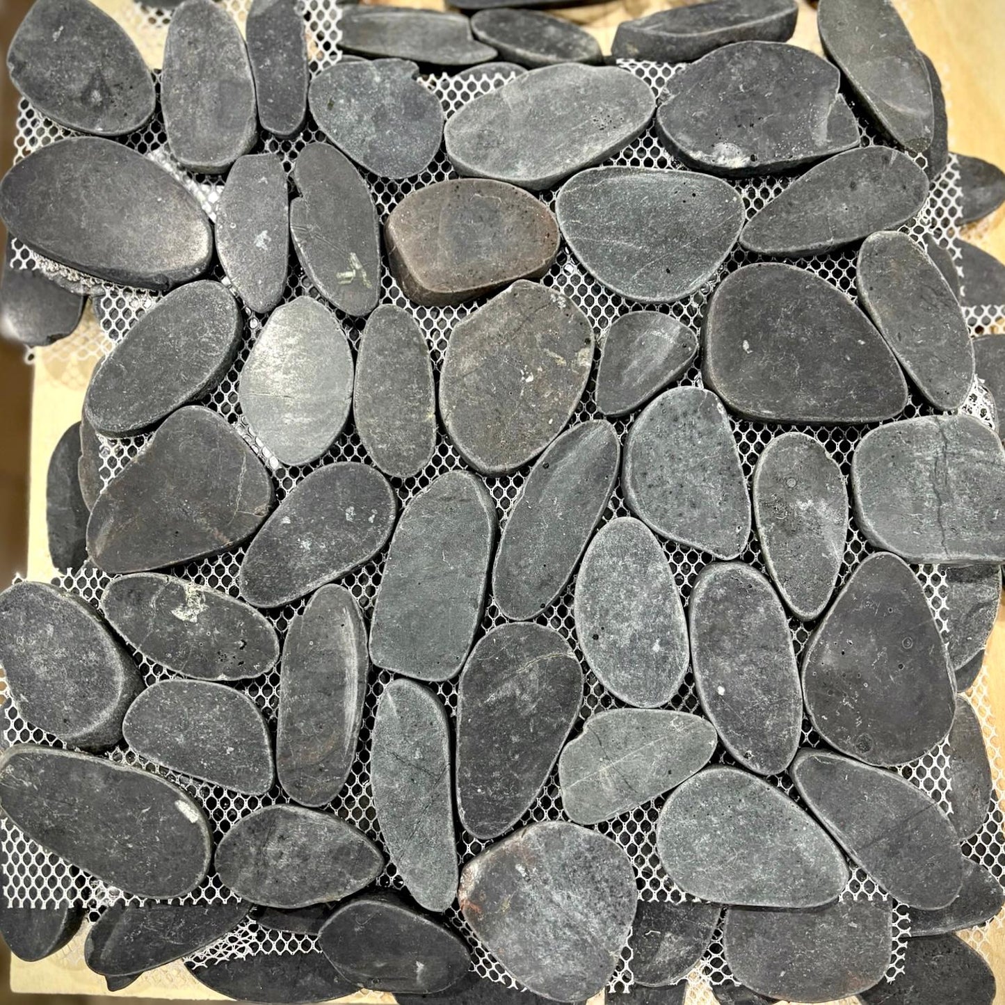 WEN Mosaics - Grey Black Polished