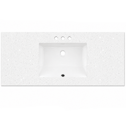 Sparkling White 49"