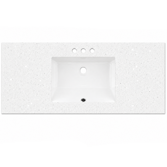 Sparkling White 49"
