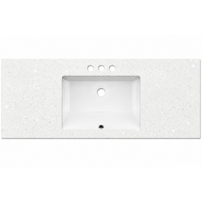 Sparkling White 61" Single