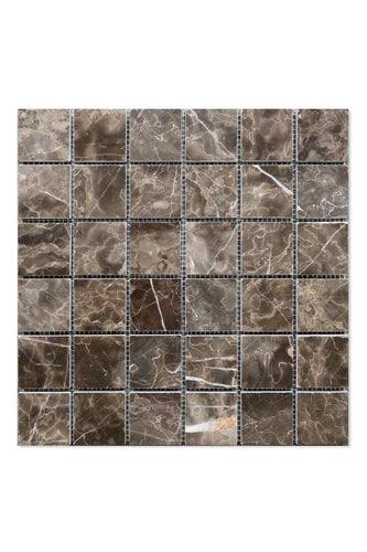 MO:MO6:2' X 2' New Brown Polished