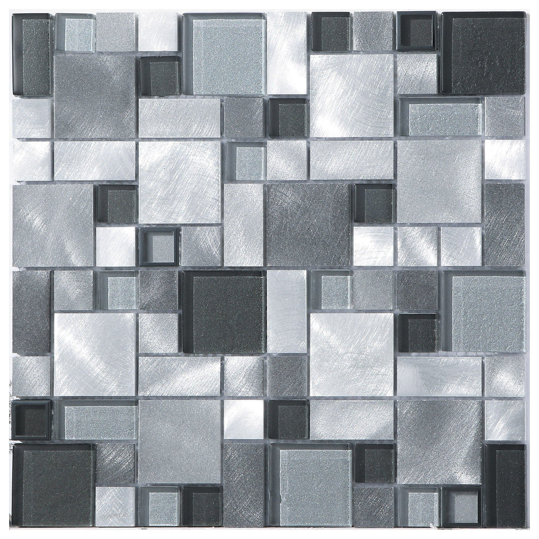 Aluminum 175152 12x12 Mosaic Tile