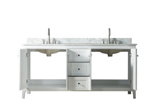 Load image into Gallery viewer, 72 Inch Wide Double Sink 1906 - Elaine White