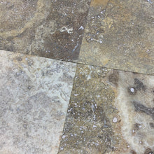 Load image into Gallery viewer, 18 x 18 Jerusalem Scabos Travertine 2366
