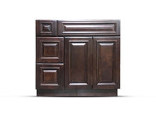 Load image into Gallery viewer, 36 Inch Bathroom Cabinet Vanity Heritage Espresso Left Drawers